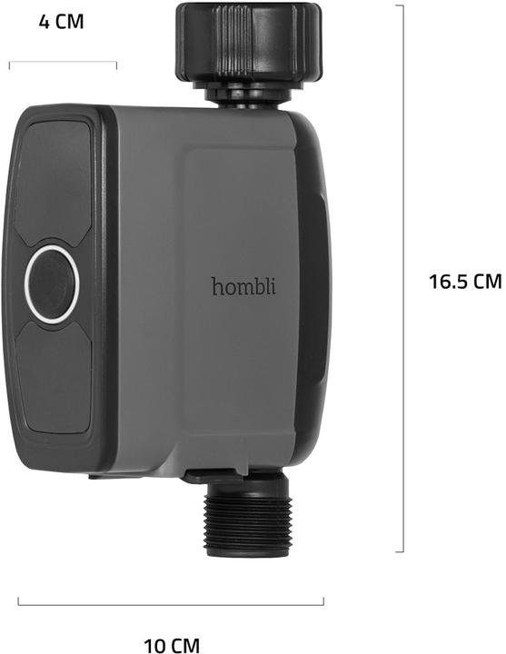 Immagine prodotto Hombli Regolatore d'acqua intelligente per esterni (Computer per l'irrigazione)