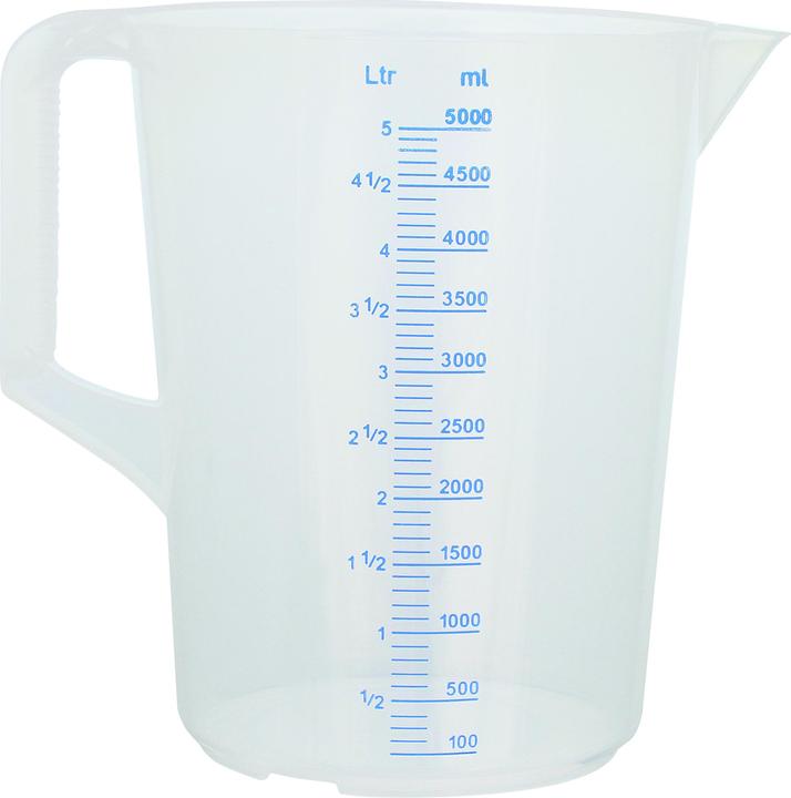 Actual product image Schneider Plastic measuring jug with open handle l (5000 ml)