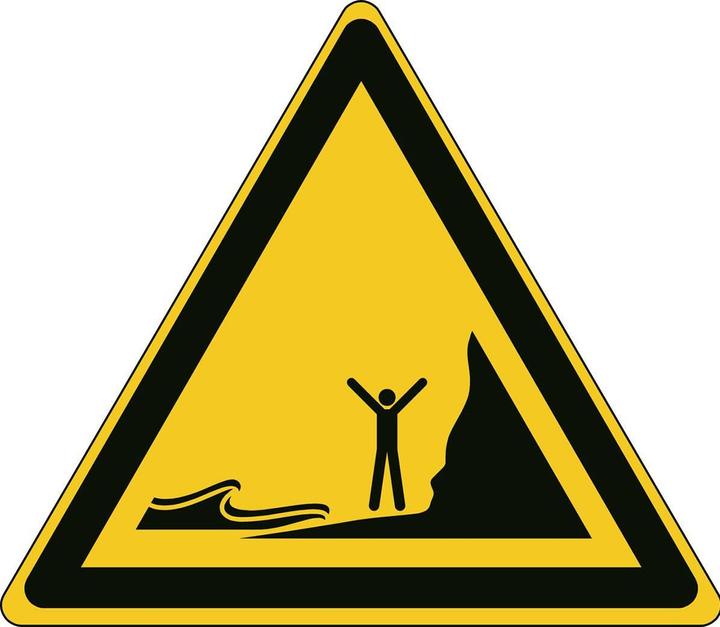 Image du produit Brady Panneau de sécurité ISO - Avertissement d'inondation