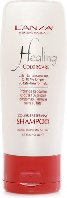 Actual product image L'Anza Healing Colorcare - Color-Preserving Shampoo (50 ml, Liquid shampoo)