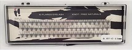 Actual product image Ibra Super Naturals 0.07 C-11Mm (Artificial eyelashes)