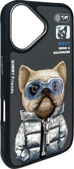 Actual product image Dog & Bone Nimmy case iPhone 16 6.1" black Cool&Cute 2.0 Dog (Apple iPhone 16)