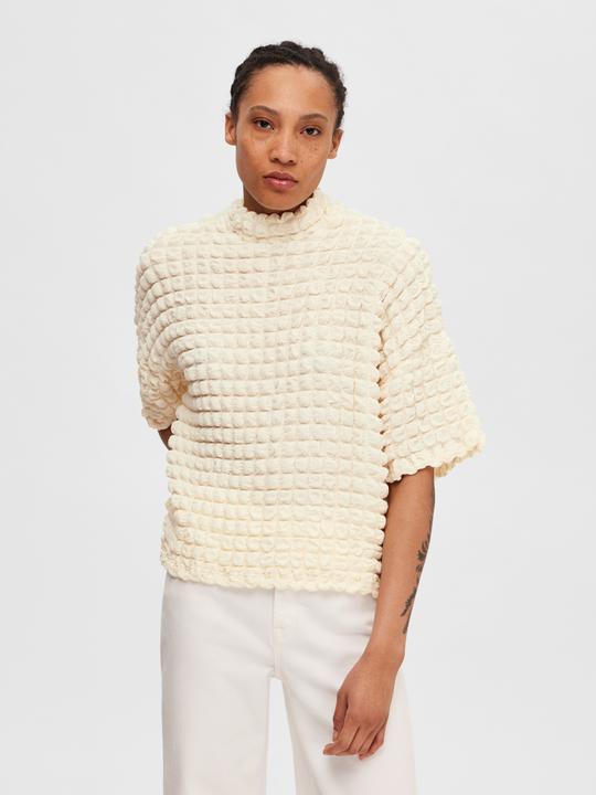 Immagine prodotto Selected Femme Top con struttura e maniche corte (XL)
