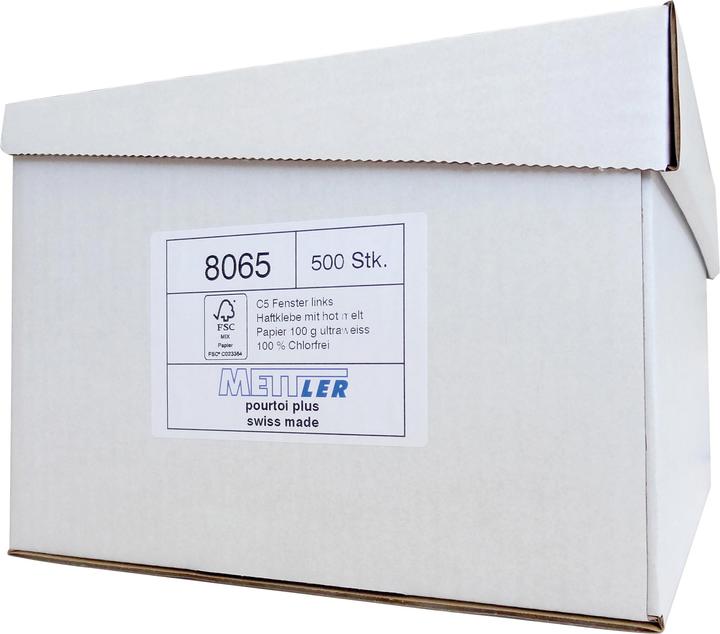 Produktbild Mettler Office Couvert Fenster Laser (C5, 500 x)