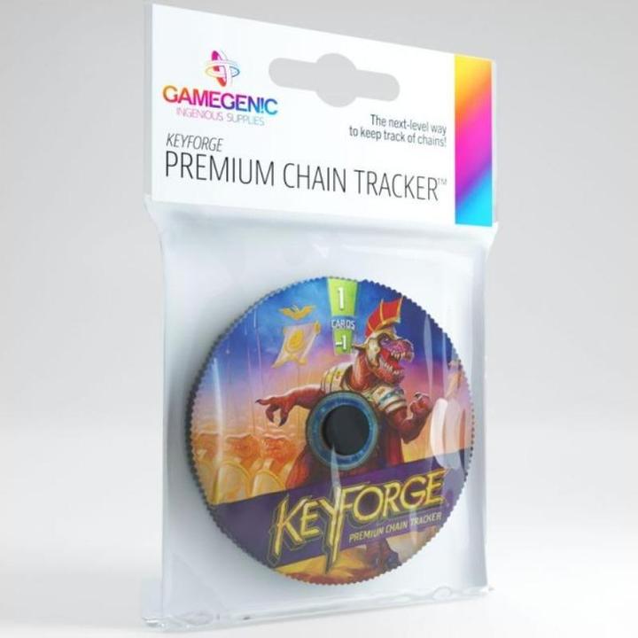 Actual product image Gamegenic GGS60011 - KeyForge Premium Chain Tracker Saurian (Swiss German)