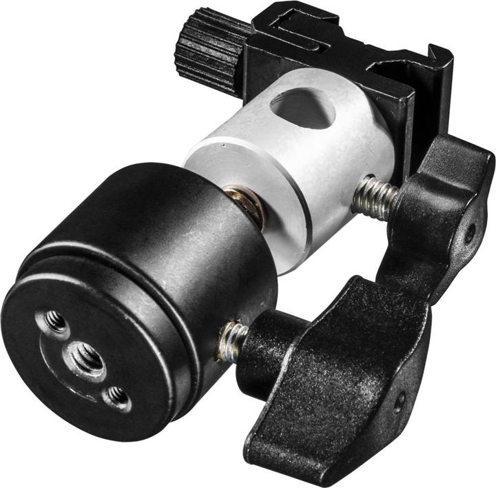 Actual product image Walimex Umbrella and flash holder with ball head (Flash unit adapter)