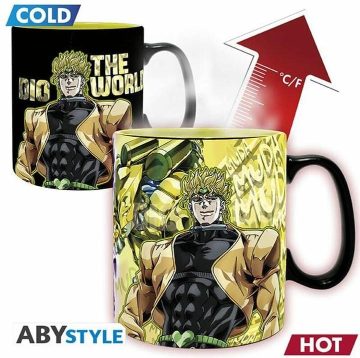 Immagine prodotto ABYstyle Jojo's Bizarre Adventure - Mug Heat Change - 460 ml - Jotaro Dio (460 ml, 1 x)