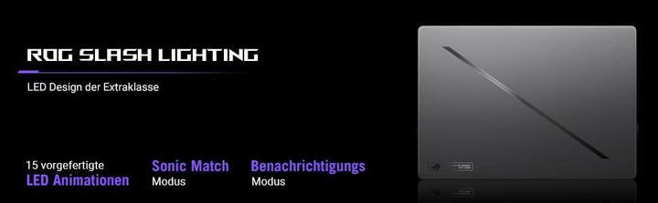 Actual product image ASUS ROG Zephyrus G14 RTX 5070 Ti (14", AMD Ryzen AI 9 HX 370, 64 GB, 2000 GB, DE)