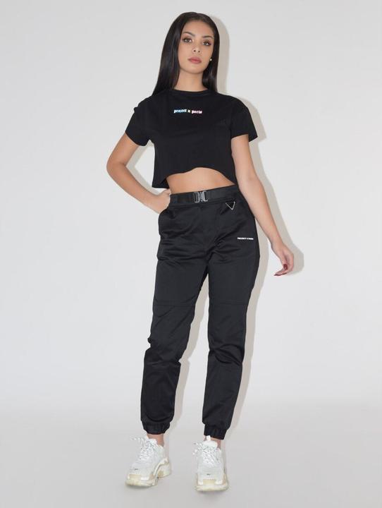 Actual product image Project X Paris Women's reflective logo crop t-shirt (L)