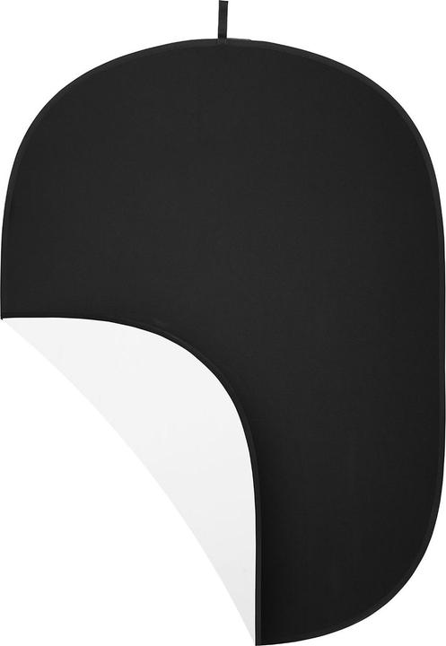 Produktbild Westcott 2-in-1 Black & White Screen (5' x 6.5') Collapsible Backdrop (152.40 cm, 195.60 cm)