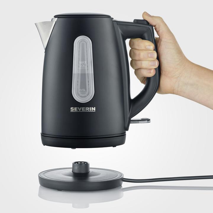 Produktbild Severin WK 9553 Wasserkocher 1l 2200Watt schwarz (1 l)