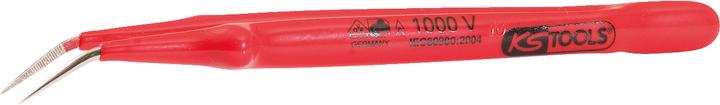Produktbild KS Tools Isolierte Pinzette, gebogen, 15,5mm