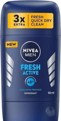 Produktbild NIVEA Solid deodorant Fresh Active 50 ml (Stick, 50 ml)