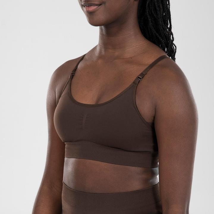 Image du produit Starever Brassière de danse femme bretelles convertibles pour galas Marron foncé (XS)
