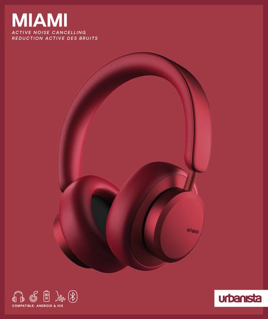 Image du produit Urbanista Miami (ANC, 40 h, Sans fil, Filaire)