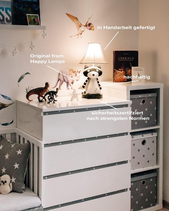 Produktbild Happy Lamps Ben der Waschbär (470 lm)