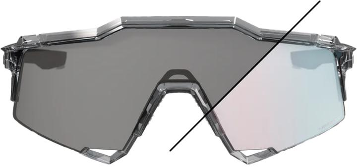 Actual product image 100% Speedcraft - Translucide poli (Translucent grey, Rose Gold Mirror)