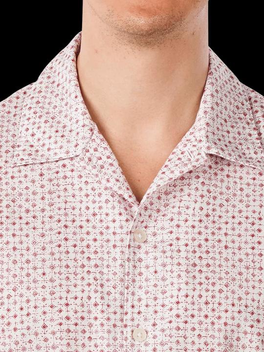 Immagine prodotto Marc O'Polo Short Sleeve Shirt Minimal Print Multi/White Cot (L)