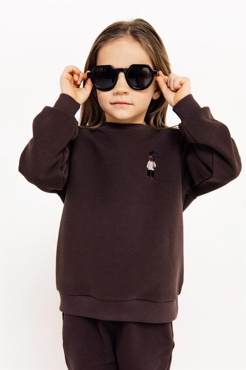 Immagine prodotto Hebe Warmes Sweatshirt mit gesticktem Bär (80)