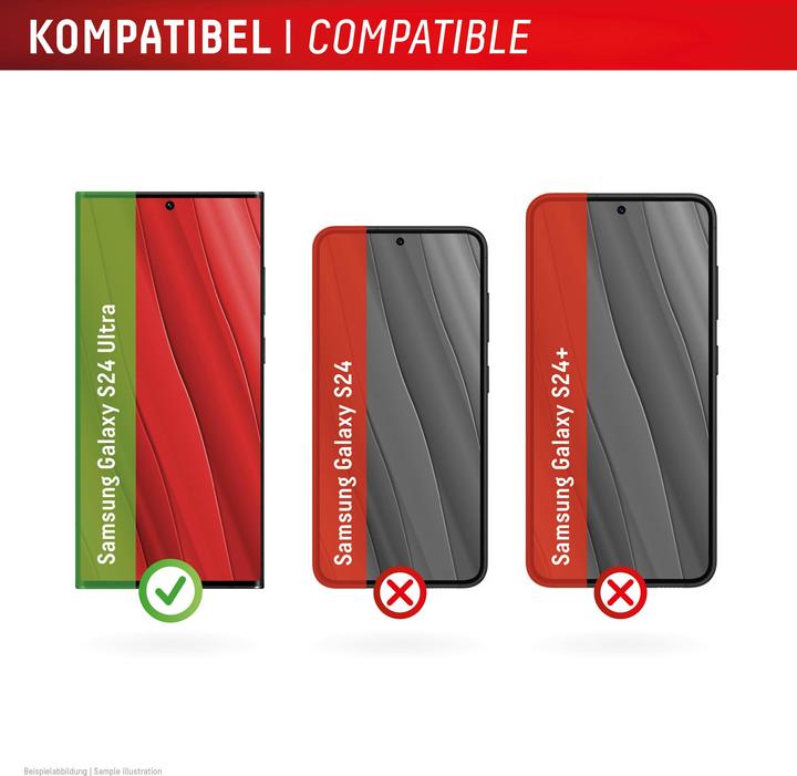 Image du produit Displex Premium Glass, Full Cover Anti-Reflex Panzerglas (1 pièce(s), Samsung Galaxy S24 Ultra)