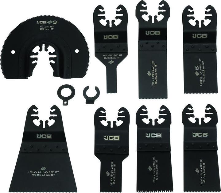 Actual product image JCB 8-teiliges Multitool-Messer-Set