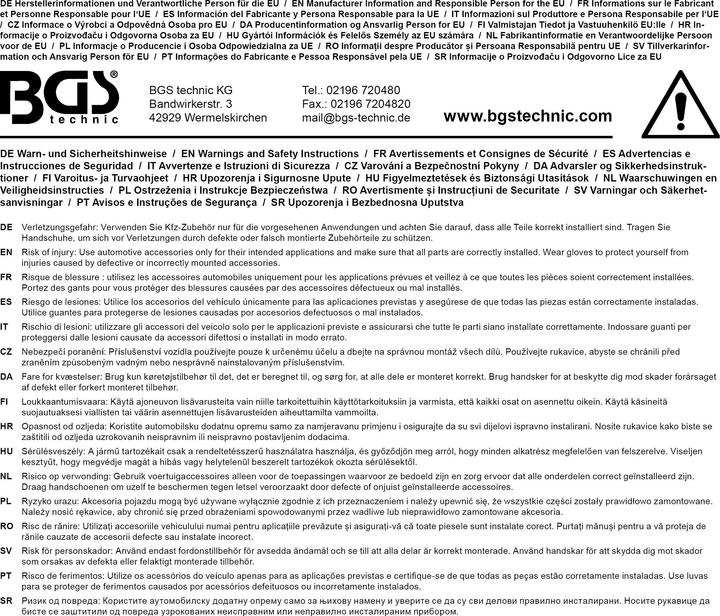 Produktbild BGS Kunststoff-Ventilkappen-Satz | zur Reifenmarkierung | 8-tlg.