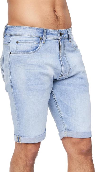 Crosshatch Mens Tonwin Denim Embossed Shorts