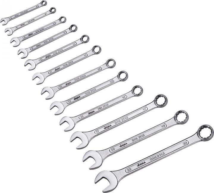Produktbild Dema Ring-/Gabelschlüssel 12tlg. (13 mm, 11 mm, 12 mm, 10  mm, 14 mm)