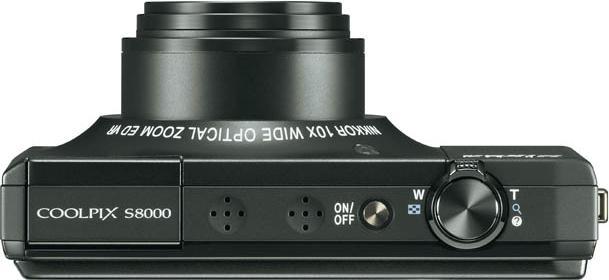Produktbild Nikon Coolpix S8000, 14MP, 10x Zoom, HD-Movies, Silber (1/2,3'')