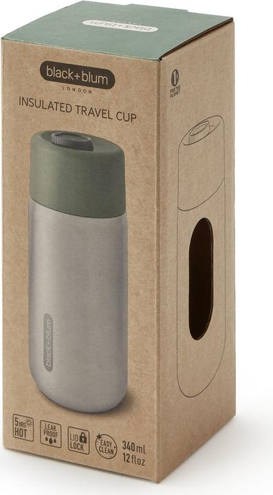 Actual product image Black + Blum Insulated Travel Cup Stainless Steel (0.34 l)