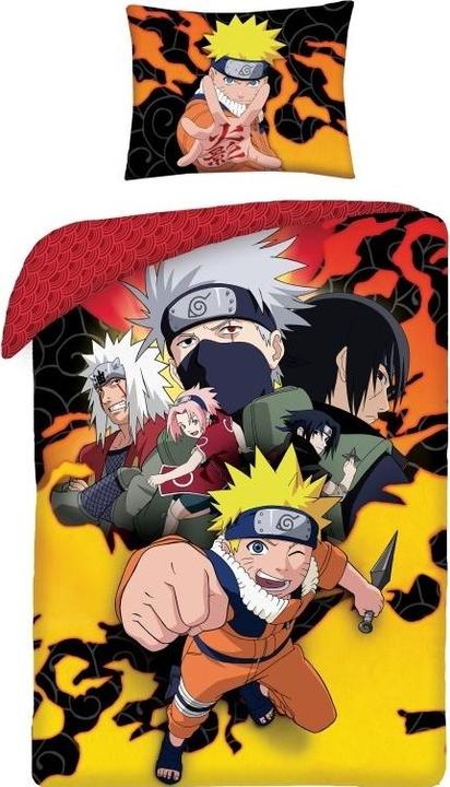 Actual product image MCU Naruto Sasuke bed linen - soft cotton - 140 x 200 cm
