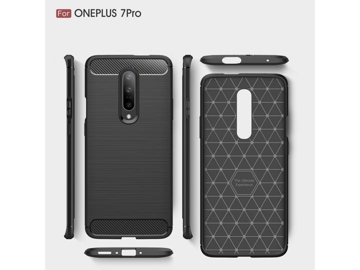 Immagine prodotto Screenguard OnePlus 7 Pro Cover Carbon Brushed Soft TPU (OnePlus 7 Pro)