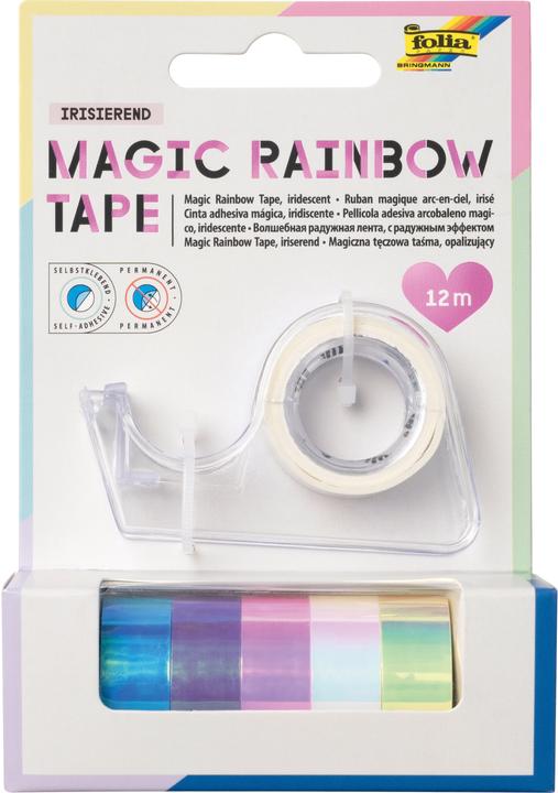 Actual product image Folia Decorative adhesive film Magic Rainbow Tape incl. dispenser