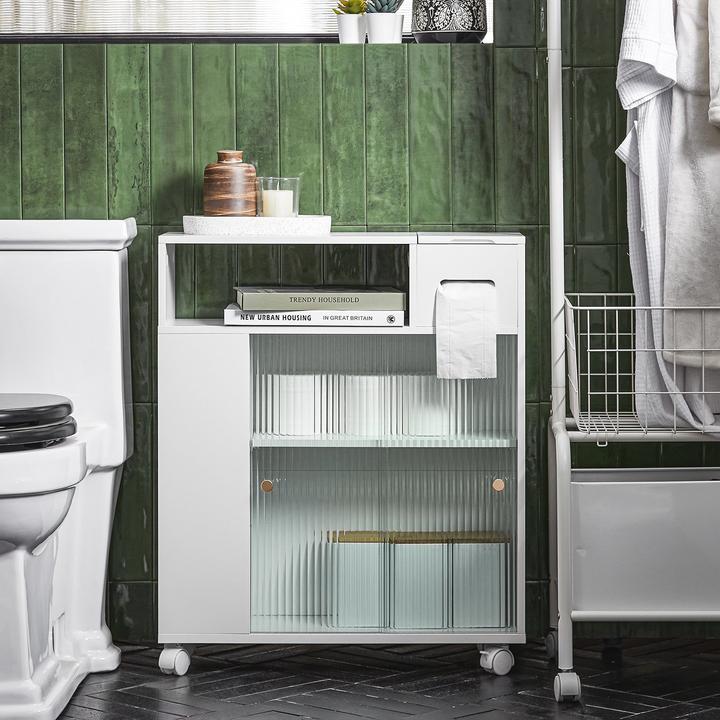 Actual product image SoBuy Niche shelf with glass door (20 x 60 x 71 cm)