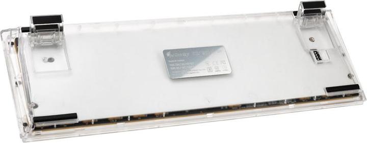 Actual product image Ducky One 3 Aura White SF Gaming Keyboard, RGB LED - MX-Silent-Red (DE, Cable)