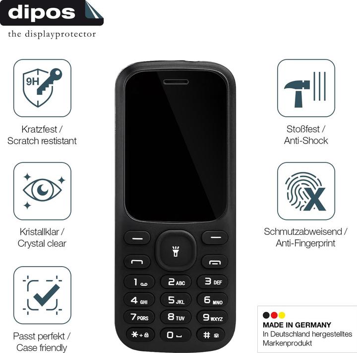 Produktbild Dipos Anti-Shock Displayschutz 9H (1 Stück, MyPhone Fusion)
