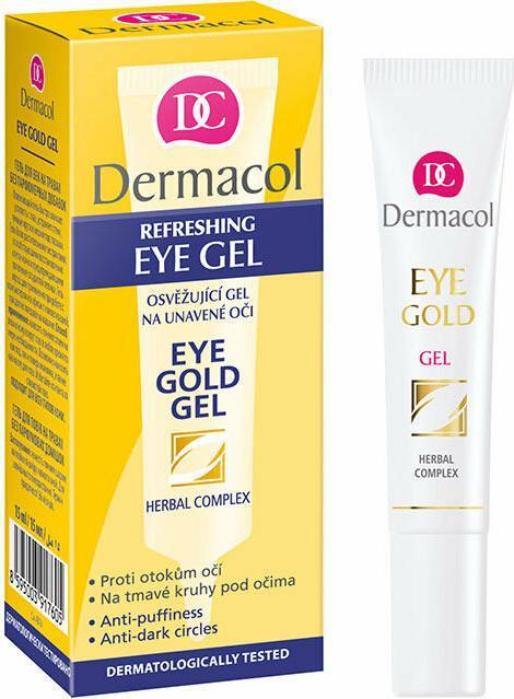 Produktbild Dermacol Eye Gold Gel (Gel, 15 ml, Tag + Nacht)