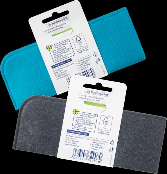 Produktbild dm Visiomax NATURE Filzetui blau oder anthrazit
