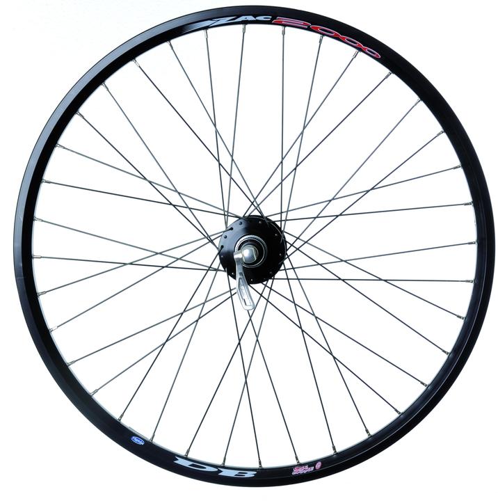 Produktbild No Name Vorderrad Alfine Nabendynamo 28" DHS501AL Center Lock 36-Loch schwarz (Vorderrad, 28")