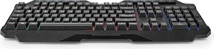 Image du produit Nedis Clavier de jeu filaire | USB Type-A | Touches à membrane | LED | QWERTY | DE-Layout | Longueur du (DE, Filaire)
