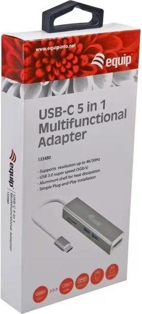 Produktbild equip Usb-Hub (USB-C, 3 Ports)