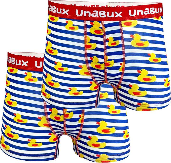 Actual product image Unabux Boxer BLACK WHITE RABBIT (XXL, pack of 2)