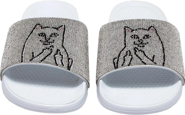 Immagine prodotto RipnDip Lord Nermal Slides Rhinestone White (43)