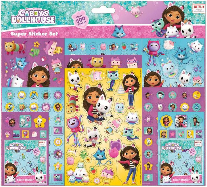 Immagine prodotto Gabby's Dollhouse Set di super adesivi