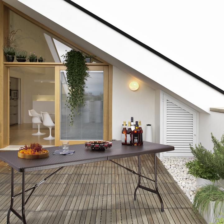 Actual product image Relaxdays garden table (178 cm)