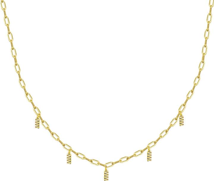 Immagine prodotto Glanzstücke München Catena da donna in argento giallo 40,0 cm + 5,0 cm di estensione - 28419 (Argento, 40 - 45 cm)