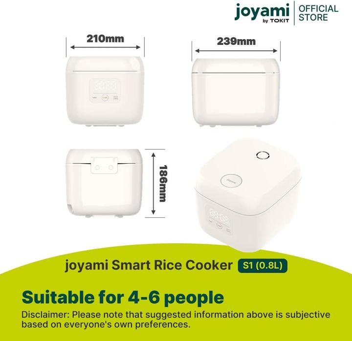 Actual product image Joyami Mini Smart Rice Cooker (EU plug)