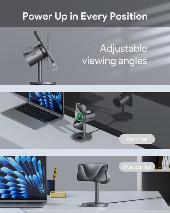 Produktbild Aukey MagFusion 3-in-1 Pro (15 W)