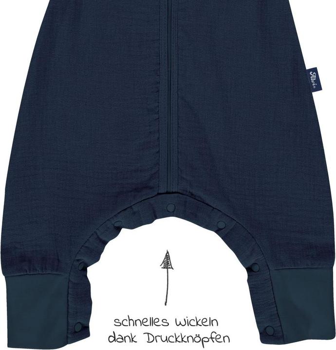 Produktbild Alvi Schlafsäcke Sommer-Schlafsack mit Füssen Musselin / Sleep-Overall (0.5 TOG)