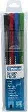 Image du produit Donau Crayon feutre fin, d-fine, 0, 4mm, 4 pièces, couleurs assorties (Mélange de couleurs, 4 x)